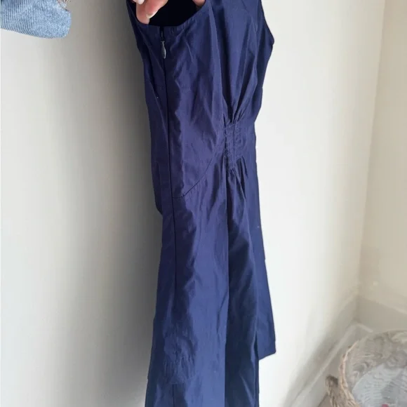 Derek Lam 10 Crosby Navy Sleeveless Shirt Dress – Size 2 – NWT Collared Button - Picture 5 of 5